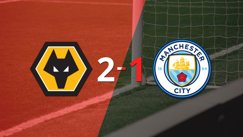 Wolverhampton derrotó 2-1 en casa a Manchester City