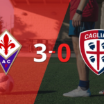 Cagliari fue superado fácilmente y cayó 3-0 contra Fiorentina