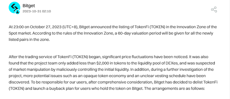 Equipos de Bitget y Floki se acusan mutuamente de manipulación de mercado