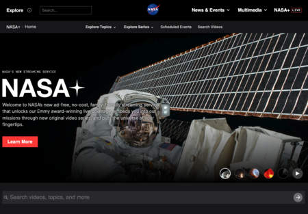 NASA+ ya está aquí: así es la plataforma de streaming gratuita que llega con series y documentales del espacio