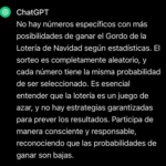 ChatGPT y la Lotería de Navidad: qué puedes hacer con inteligencia artificial y cómo pedirle una predicción