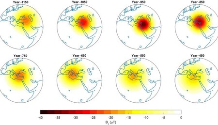 Hace 3.000 años, hubo una enorme anomalía del campo magnético de la Tierra. Lo acabamos de confirmar gracias a unos ladrillos