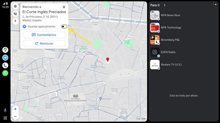 Android Auto añade una de las funciones más esperadas: saber dónde has aparcado el coche