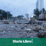 Huracán Beryl: cierran Malecón SD por furia del mar Caribe