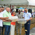 Inauguran proyecto acuícola de 30 mil alevines en Fuerza Aérea Dominicana