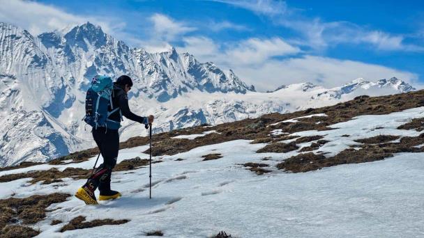 La espera en Langtang de Thais Herrera en su viaje al Everest