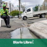 El badén de la calle José Contreras está sucio