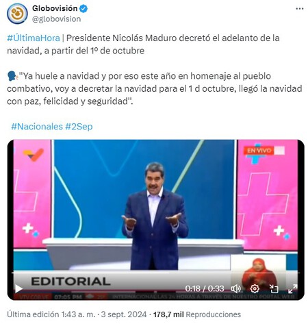 A la Navidad de Vigo le ha salido un nuevo rival: Maduro ha decretado que la de Venezuela empezará el 1 de octubre