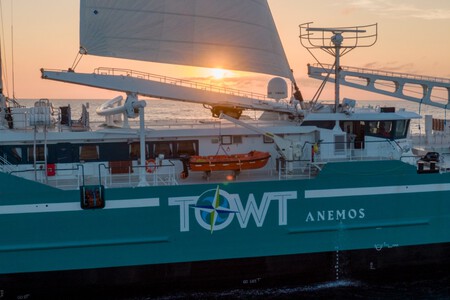 Towt quiere descarbonizar el transporte marítimo con veleros: Anemos acaba de completar su primer viaje transatlántico