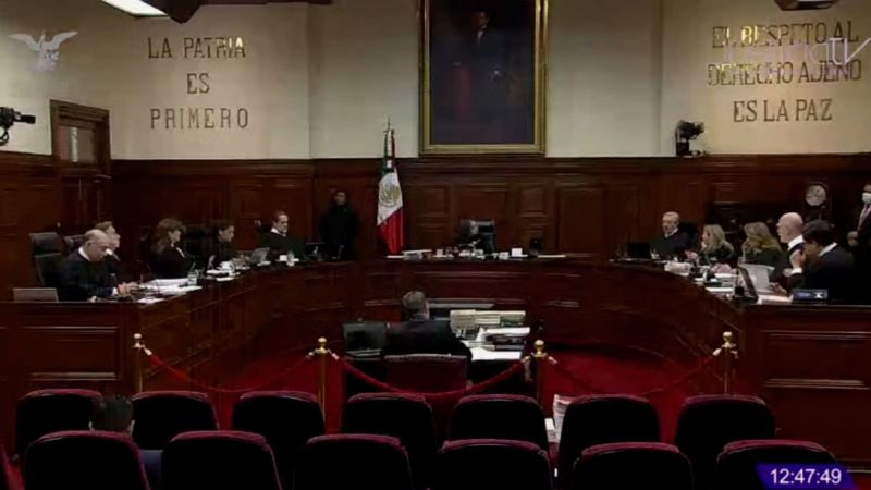 Por falta de mayoría calificada, la Suprema Corte de Justicia de México desestima proyecto que proponía invalidar en parte la reforma judicial