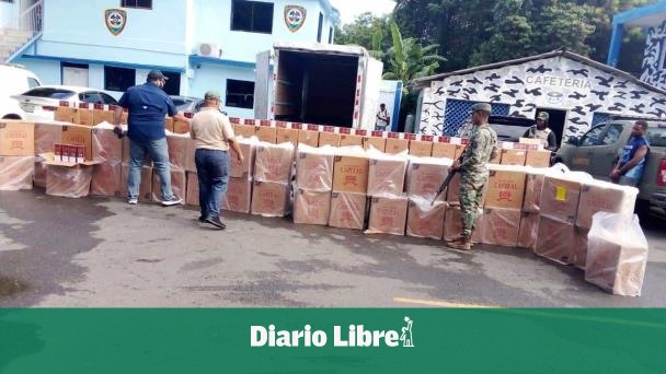 Ejército decomisa camión con cargamento de cigarrillos ilegales