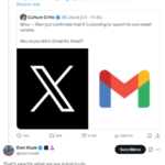 Elon Musk pone sobre la mesa la creación de su propio Gmail. Plantarle cara quizá sea más complicado