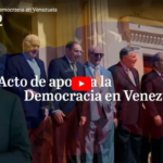 Acto de apoyo a la Democracia en Venezuela