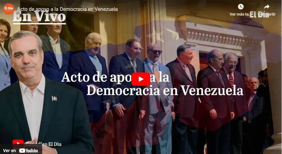 Acto de apoyo a la Democracia en Venezuela